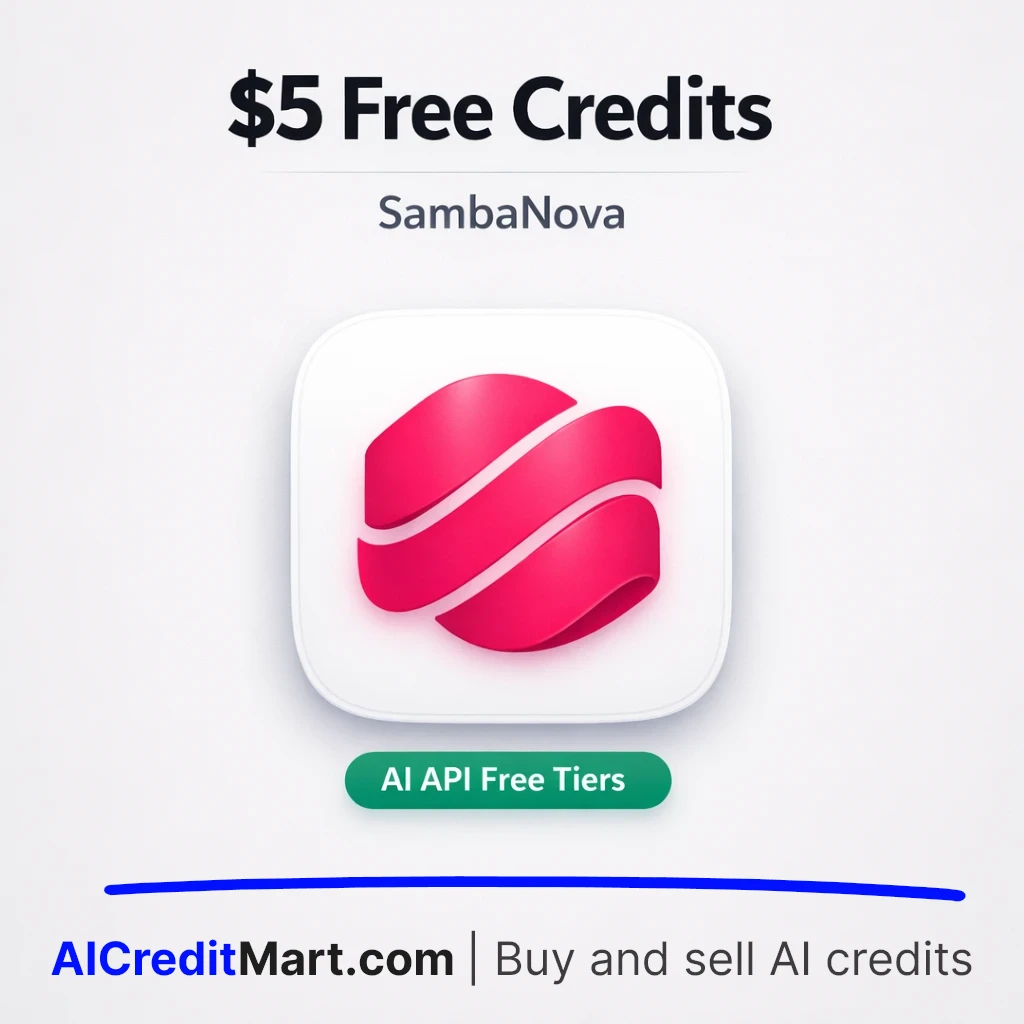 How to Get $5 in Free SambaNova Developer Credits (2026)