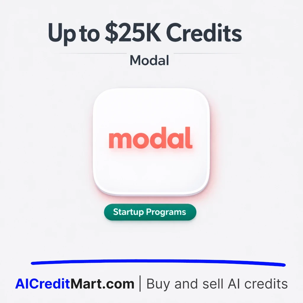 Modal Startup Credits: How to Get Up to $25K (2026 Guide)