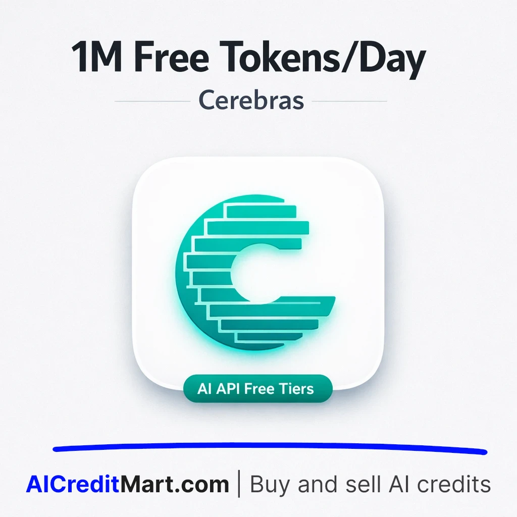 Cerebras Free Tier: 1 Million Tokens/Day Guide (2026)